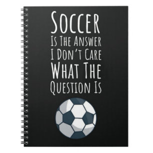 Funny Soccer gibt Senior Night Team High School Notizblock