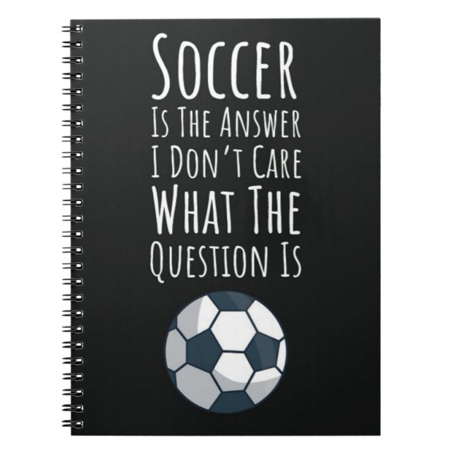 Funny Soccer gibt Senior Night Team High School Notizblock (Vorderseite)