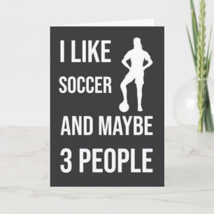 Funny Soccer Girls Cards Spaß Team Karte