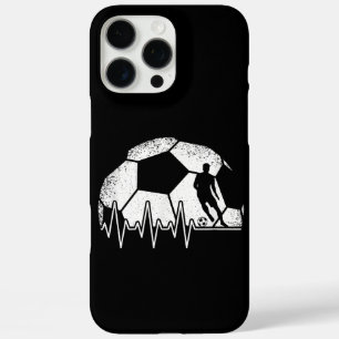 Funny Soccer Heartbeat Soccer Player iPhone 16 Pro Max Hülle