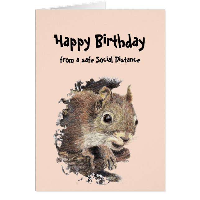 Funny Social Distancing Geburtstag Niedliches Eich (Vorne)