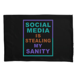 Funny "Social Media" Kopfkissen Hüllen Kissenbezug