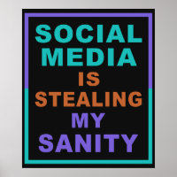 Funny "Social Media" Poster