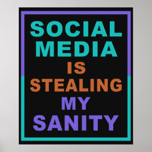 Funny "Social Media" Poster