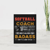 Funny Softball Coach Geschenk für Männer, Bad Soft