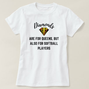 Funny Softball Lover Zitat Softball-Redewendunge T-Shirt