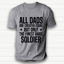 Funny Soldier Vater oder Husband Apprecive White T-Shirt