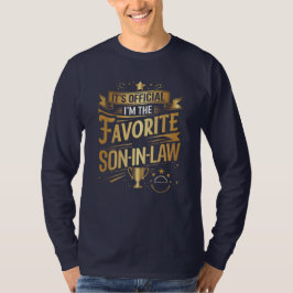 Funny Son im Gesetz Es ist Offizieller Sohn im Jur T-Shirt