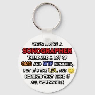Funny Sonographer ... OMG WTF LOL Schlüsselanhänger