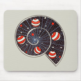 Funny Space Galaxy Planets Starry Sky Mousepad