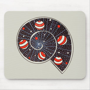Funny Space Galaxy Planets Starry Sky Mousepad