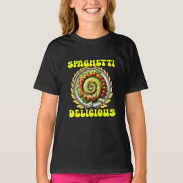 funny spaghetti delicious quote design T-Shirt