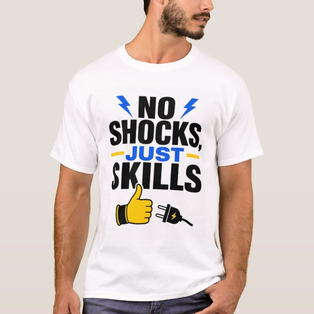 Funny Sparky Electrician Shirt (Vorderseite)