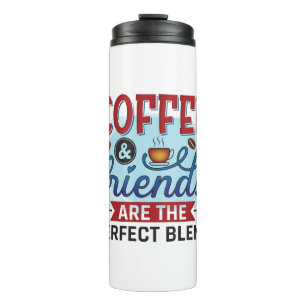 Funny Spaß Coffee Quotes für Kaffeeliebhaber Gesch Thermosbecher