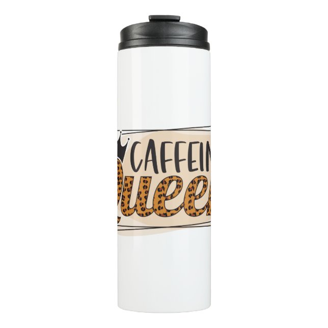 Funny Spaß Coffee Quotes für Kaffeeliebhaber Gesch Thermosbecher (Vorderseite)