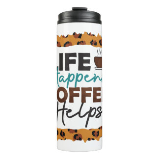 Funny Spaß Coffee Quotes für Kaffeeliebhaber GIFT  Thermosbecher