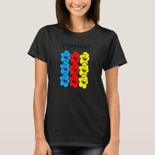 Funny Spaß Pop Mais Trio Niedlich Popcorn Charakte T-Shirt
