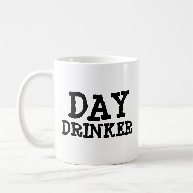 FUNNY SPASS TRENDY KAFFEE TASSE DACHDRINKER (Links)