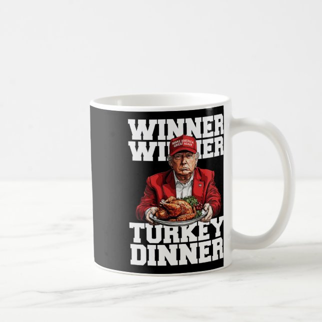 Funny Spaß Trump Gewinner Türkei Abendessen als Kaffeetasse (Rechts)