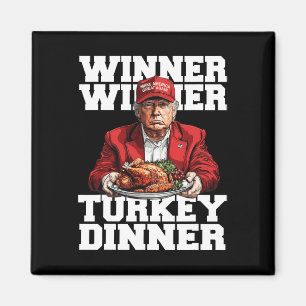 Funny Spaß Trump Gewinner Türkei Abendessen als Magnet