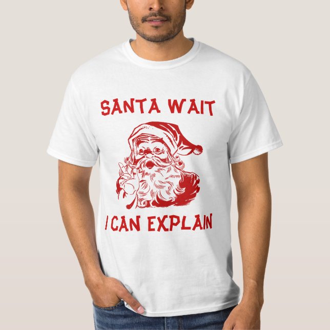 Funny Spaß Weihnachten Weihnachten Ich kann erklär T-Shirt (Vorderseite)
