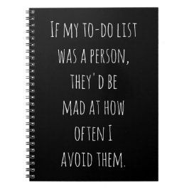 Funny Spaß Zitat Geschenk für Aufschieber Joke Notizblock