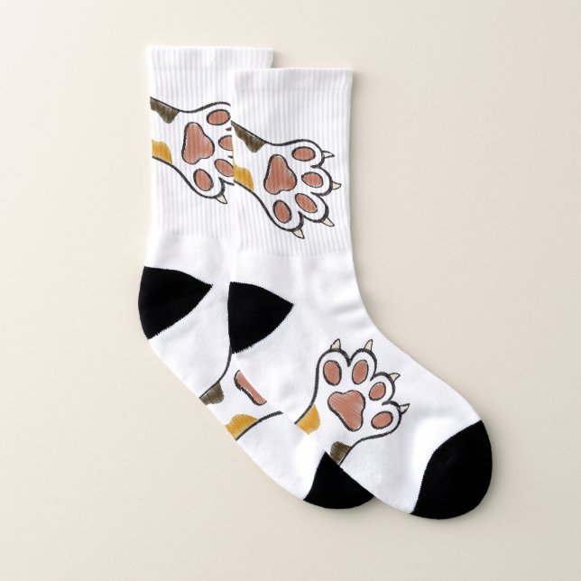 Funny "Special Cat Pattern Socks" Socken (Paar)