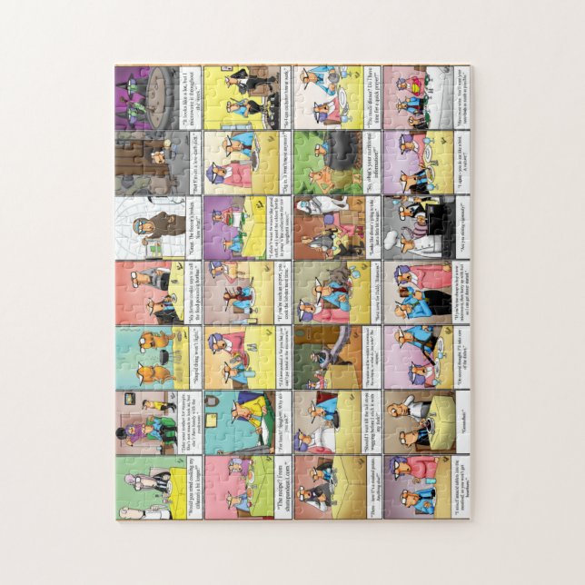 Funny Spectickles Cooking Spaß Puzzle (Vertikal)