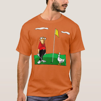 Funny Spectickles Golf Goose Town Spaß T-Shirt