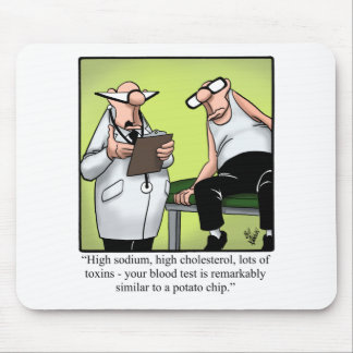 Funny Spectickles Medical Health Cartoon Spaß Mousepad