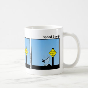 Funny Speed Bump Stickman Tasse - 125