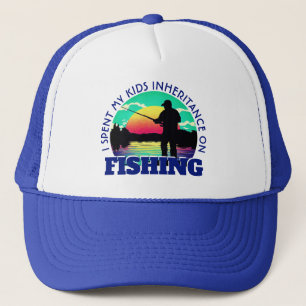 Funny Spent Vererbung Fishing Truckerkappe