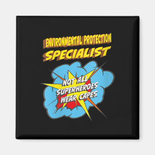 Funny, Spezialistin für Umweltschutz Magnet