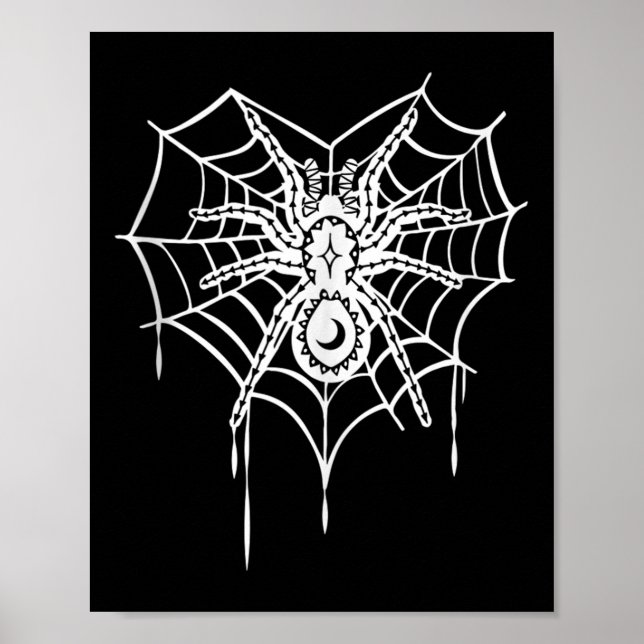 Funny Spider Web Lazy Diy Halloween Kostüme Männer Poster (Vorne)