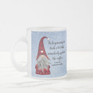 Funny Spiked Coffee Christmas Mug Mattglastasse
