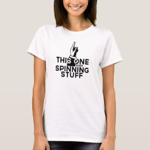 Funny Spinning T - Shirt - Vintag diese eine Spinn