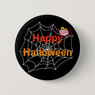 Funny Spione auf Halloween Web Button