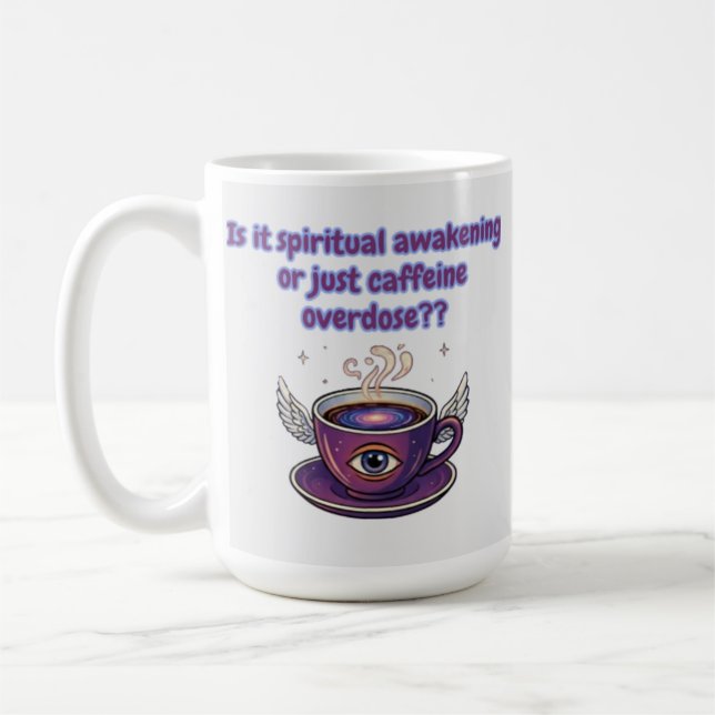Funny spiritual awakening coffee mug kaffeetasse (Links)