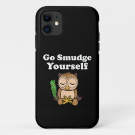 Funny Spiritual Go Smudge Sie selbst Owl Meditiere Case-Mate iPhone Hülle