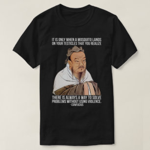 Funny Spiritual Quote - Moskito auf Hoden T-Shirt