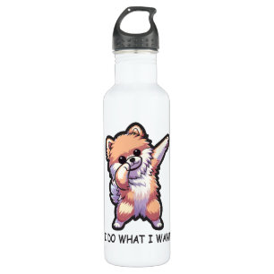 Funny Spitz Dog Edelstahlflasche