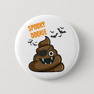 Funny Spookie Halloween Kostüm für Männer Frauen Button