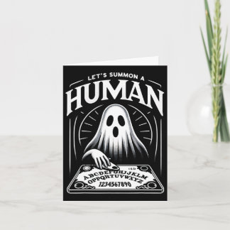 Funny Spooky Ghost Lassen wir einen menschlichen O Karte