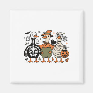 Funny Spooky Halloween Albern Gänse Ghost Leckerei Magnet