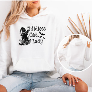 Funny Spooky Niedlich Halloween Kinderlose Katze L Hoodie