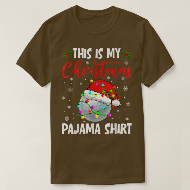 Funny Sport Das ist meine Weihnachts-Pajama-Liebe T-Shirt (Design vorne)