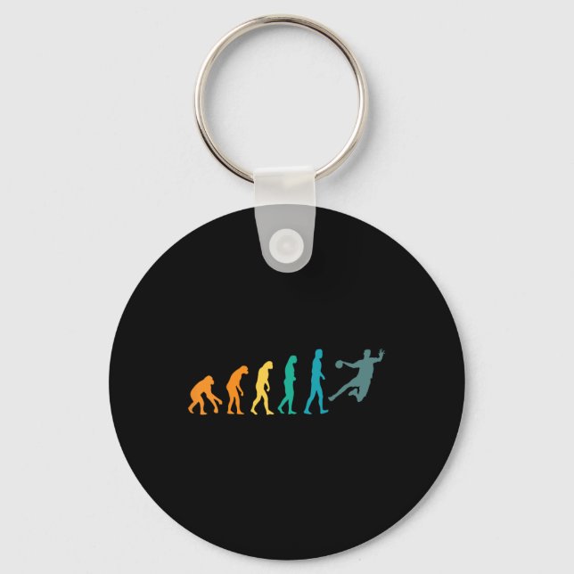Funny Sport Evolution Handball Schlüsselanhänger (Vorderseite)