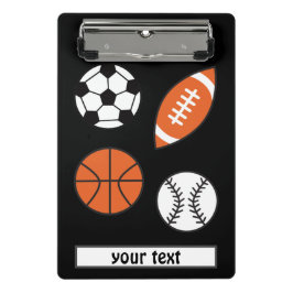 Funny Sports Ball Mini Klemmbrett