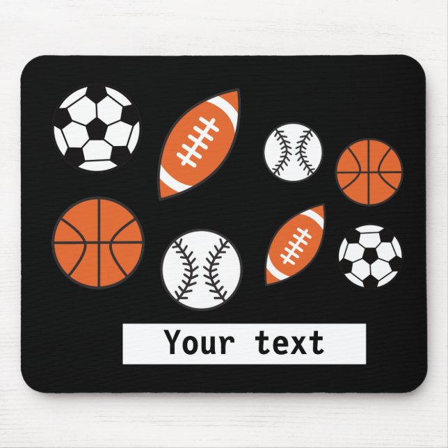 Funny Sports Ball Mousepad (Vorne)