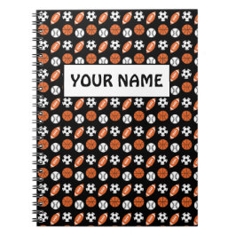 Funny Sports Balls Notizblock